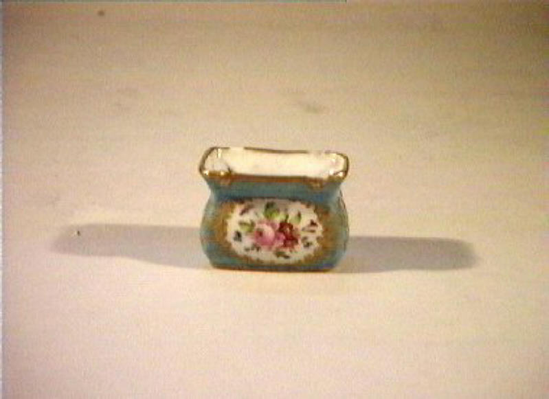 motivo decorativo floreale (vasetto) - manifattura parigina (sec. XIX)