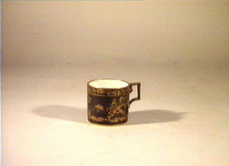 motivi decorativi (piattino) - manifattura viennese (sec. XIX)