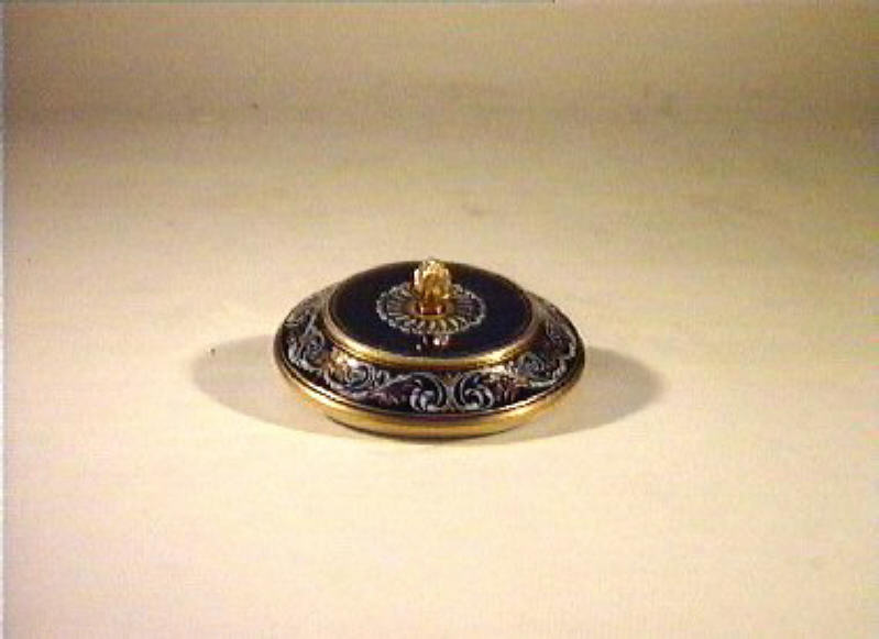 motivi decorativi (coperchio) - manifattura viennese (sec. XIX)