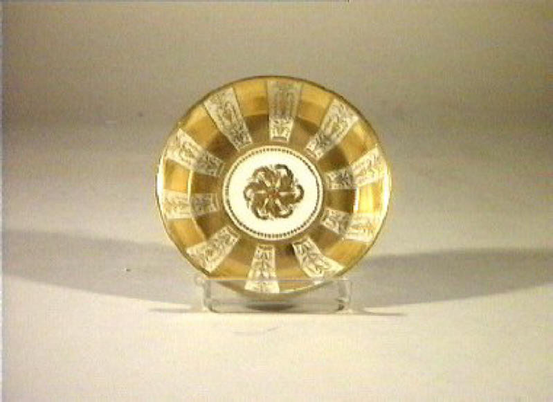 motivi decorativi (piattino) - manifattura viennese (sec. XIX)