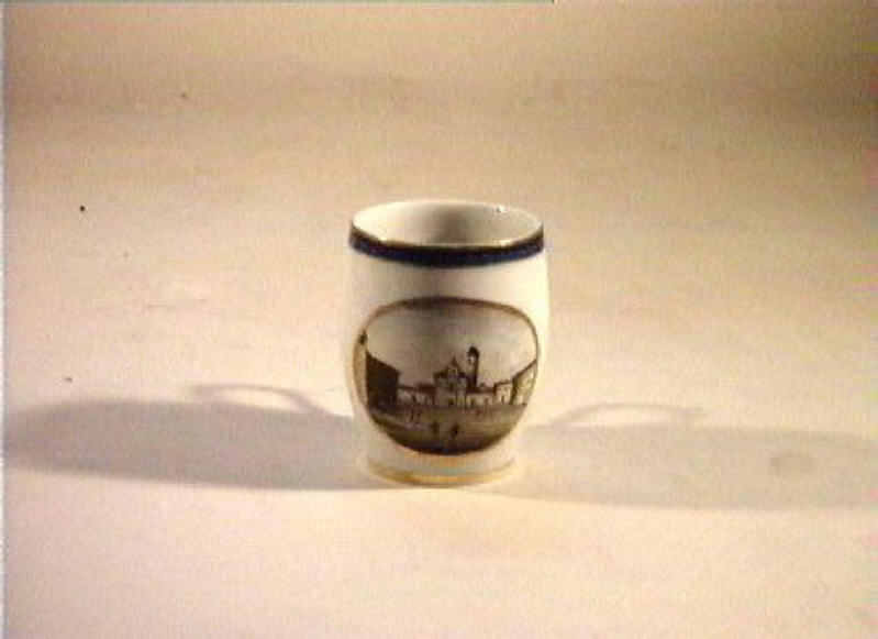 paesaggio (vasetto) - manifattura di Doccia (sec. XIX)