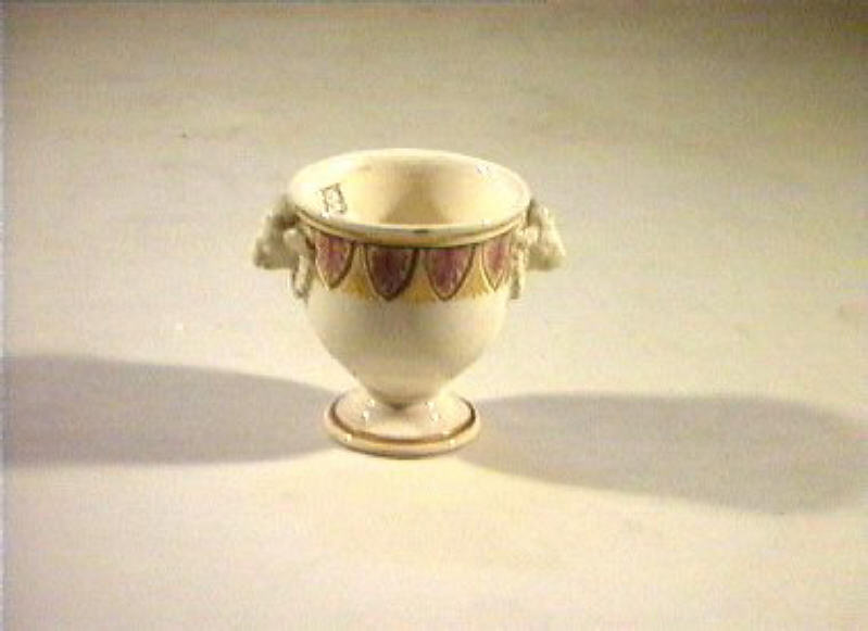 motivi decorativi vegetali (vasetto) - manifattura Del Vecchio (sec. XIX)