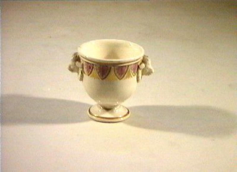 motivi decorativi vegetali (vasetto) - manifattura Del Vecchio (sec. XIX)