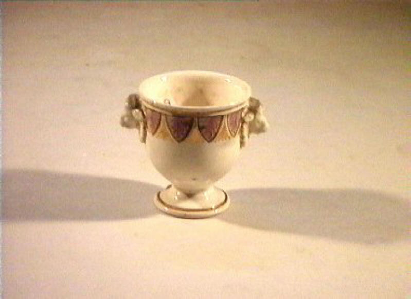 motivi decorativi vegetali (vasetto) - manifattura Del Vecchio (sec. XIX)