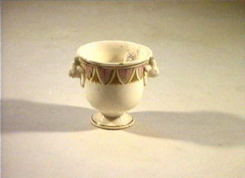 motivi decorativi vegetali (vasetto) - manifattura Del Vecchio (sec. XIX)