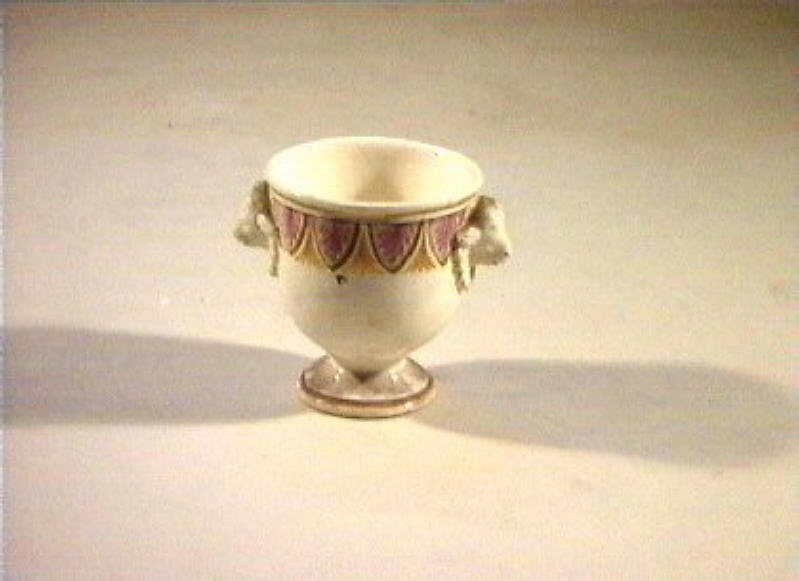 motivi decorativi vegetali (vasetto) - manifattura Del Vecchio (sec. XIX)