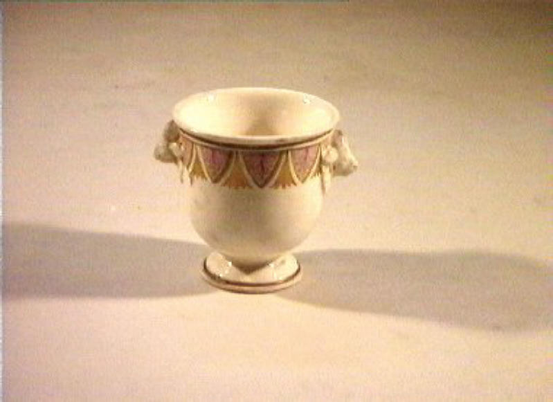 motivi decorativi vegetali (vasetto) - manifattura Del Vecchio (sec. XIX)