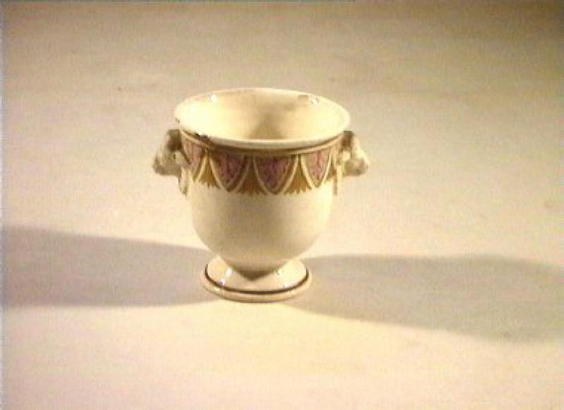 motivi decorativi vegetali (vasetto) - manifattura Del Vecchio (sec. XIX)