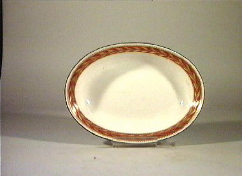 piatto - manifattura Del Vecchio (sec. XIX)