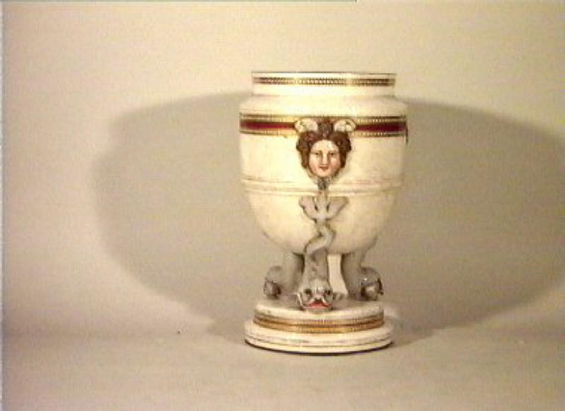 vaso - manifattura Del Vecchio (sec. XIX)
