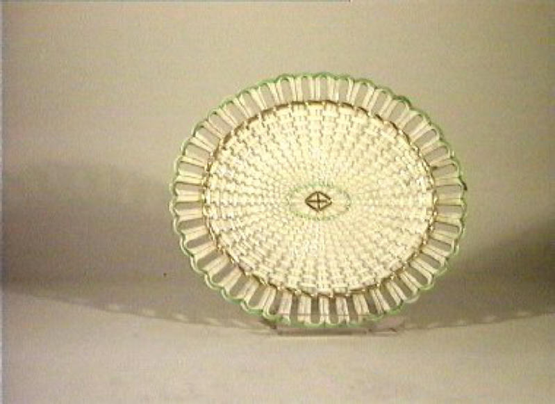 piatto - manifattura Del Vecchio (sec. XIX)