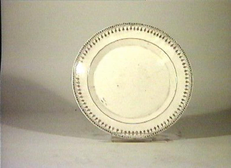 piatto - manifattura Del Vecchio (sec. XIX)