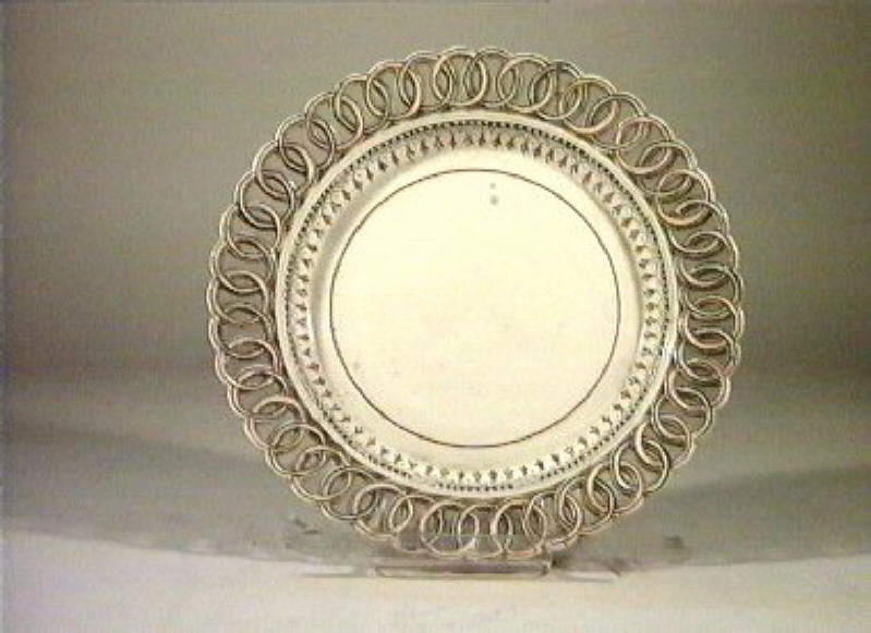 piatto - manifattura Del Vecchio (sec. XIX)