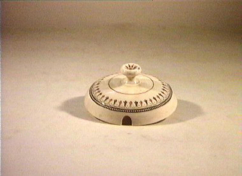 coperchietto - manifattura Del Vecchio (sec. XIX)