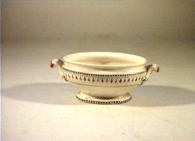 salsiera - manifattura Del Vecchio (sec. XIX)