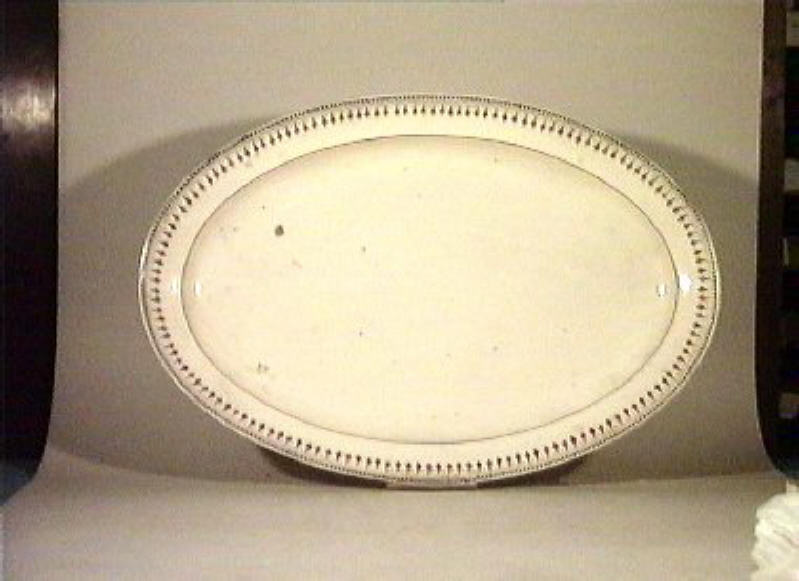 piatto da portata - manifattura Del Vecchio (sec. XIX)