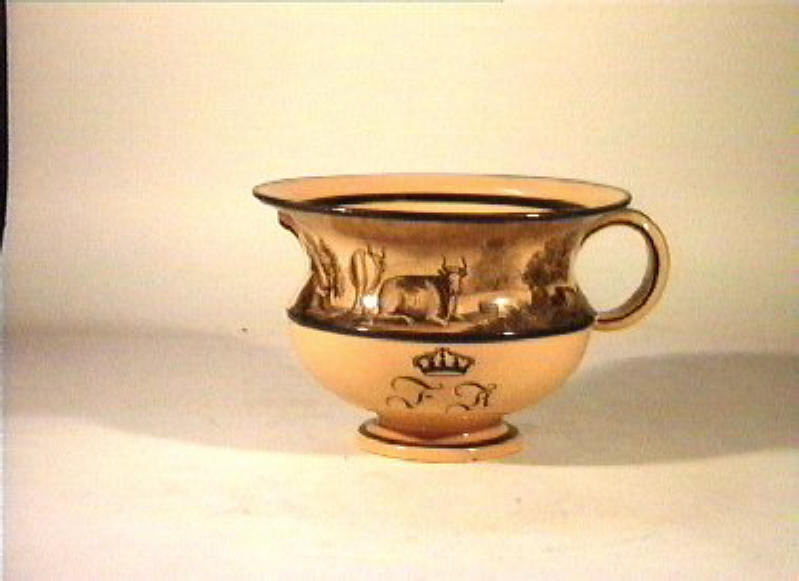 scena campestre (vaso) - manifattura Giustiniani (sec. XIX)