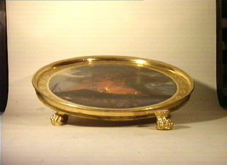 paesaggio (vassoio) di Giovine Raffaele (sec. XIX)