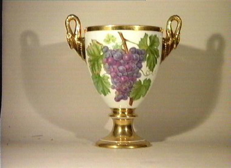 motivi decorativi vegetali (glassiera) di Giovine Raffaele (sec. XIX)