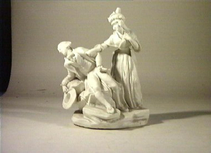 giovani amanti (statuetta) di Tagliolini Filippo (cerchia) (sec. XVIII)