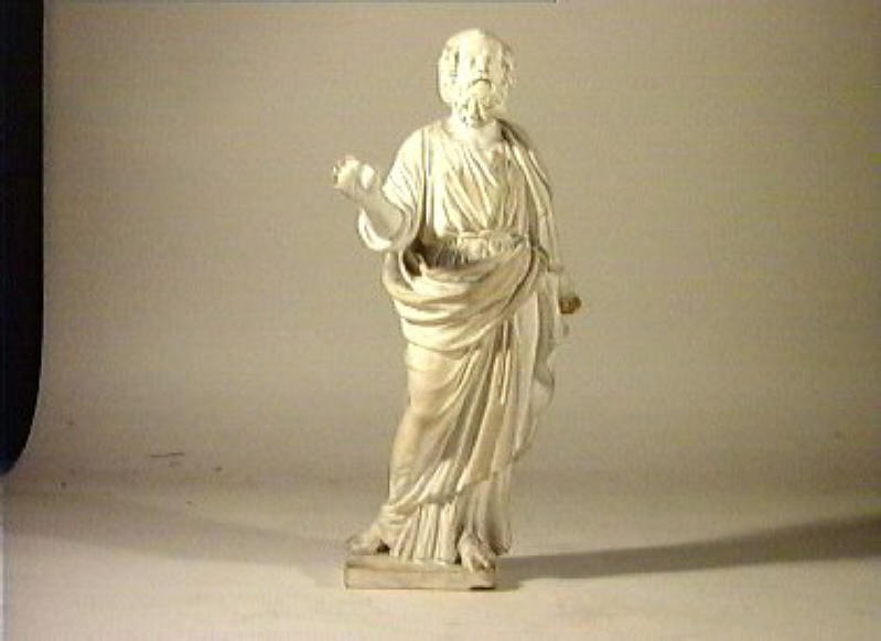 filosofo (statuetta) di Tagliolini Filippo (cerchia) (secc. XVIII/ XIX)