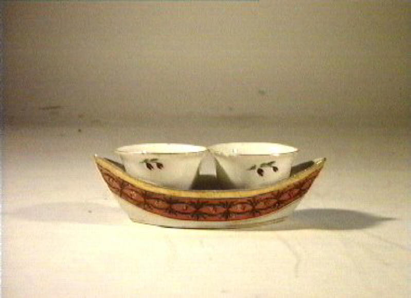 motivi decorativi floreali (vassoio porta ampolline) - manifattura Poulard Prad (sec. XIX)