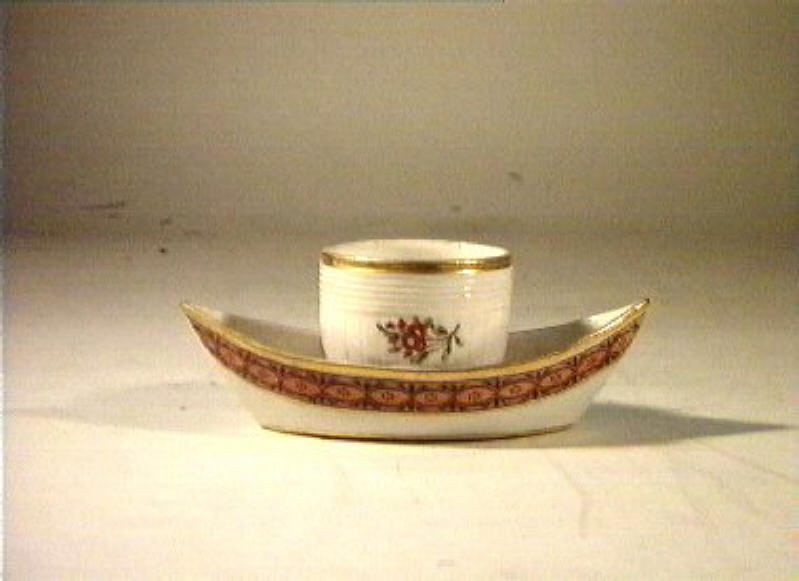 motivi decorativi floreali (vassoio porta ampolline) - manifattura Poulard Prad (sec. XIX)