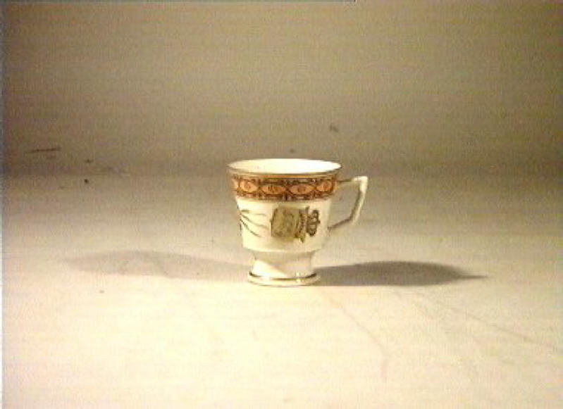 motivi decorativi floreali (tazzina) - manifattura Poulard Prad (sec. XIX)