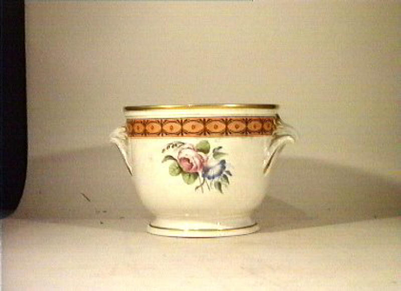 motivi decorativi floreali (rinfrescatoio) - manifattura Poulard Prad (sec. XIX)