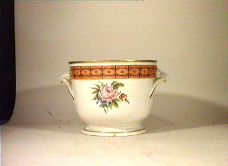 motivi decorativi floreali (rinfrescatoio) - manifattura Poulard Prad (sec. XIX)