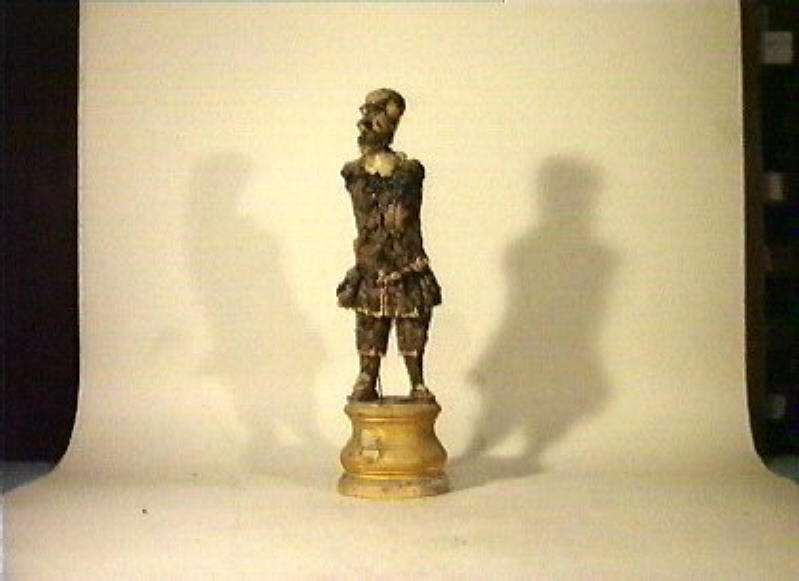 figura maschile (statuetta) - bottega Europa settentrionale (sec. XVIII)