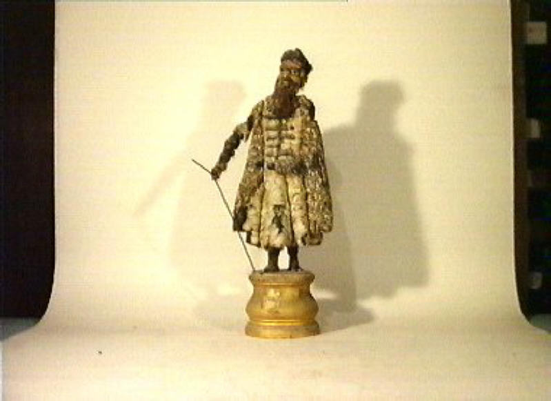 figura maschile (statuetta) - bottega Europa settentrionale (sec. XVIII)