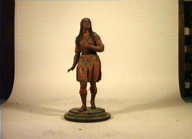 figura maschile (statuetta) - produzione messicana (sec. XIX)