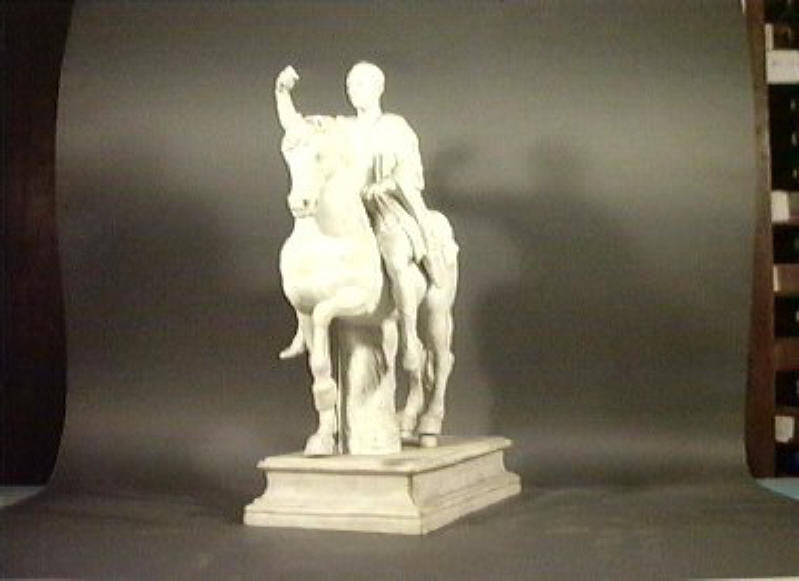 figura maschile a cavallo (statuetta) di Tagliolini Filippo (cerchia) (secc. XVIII/ XIX)