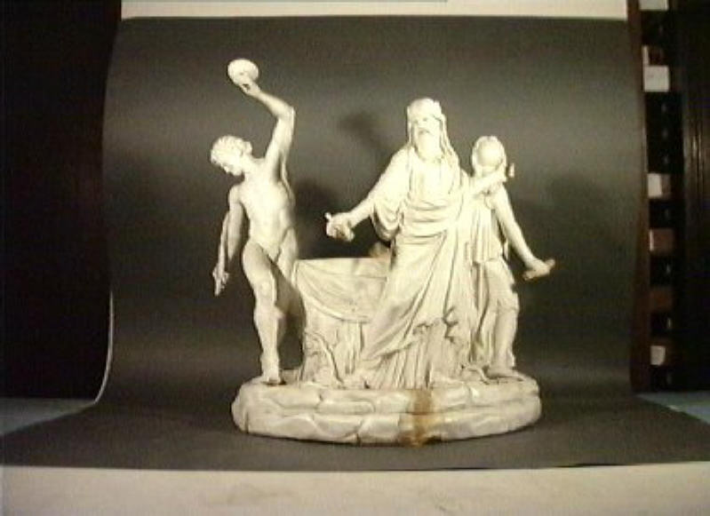 baccanale (centrotavola) di Tagliolini Filippo (cerchia) (secc. XVIII/ XIX)