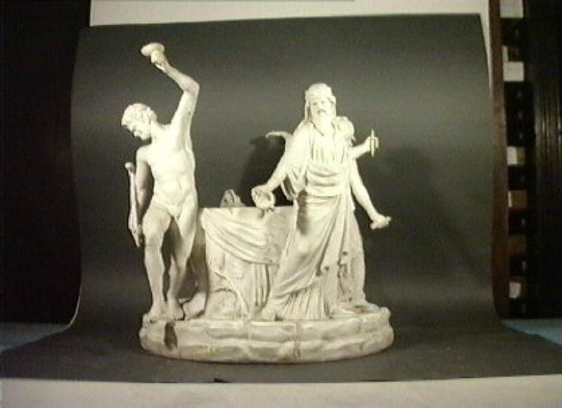 baccanale (centrotavola) di Tagliolini Filippo (cerchia) (secc. XVIII/ XIX)