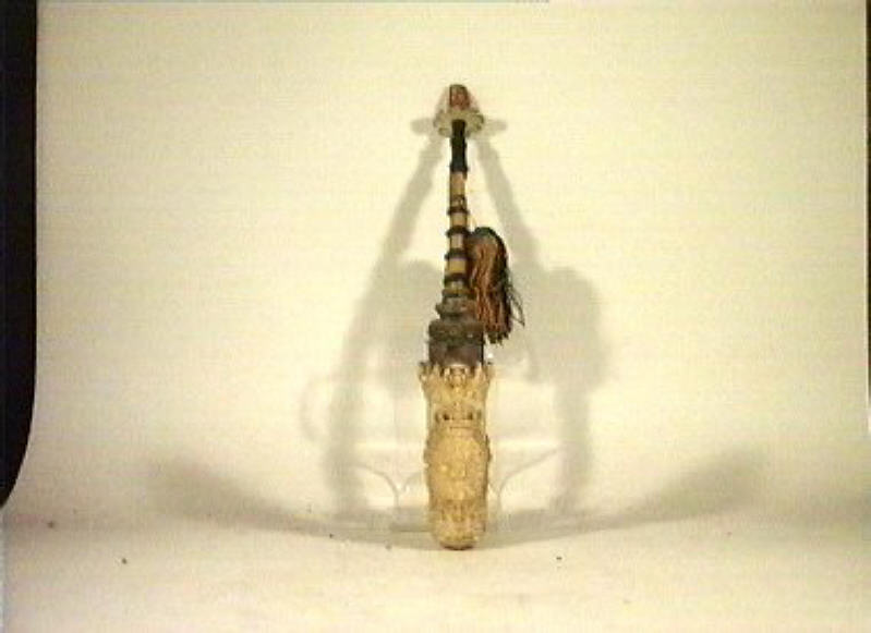 pipa, frammento - bottega viennese (sec. XIX)