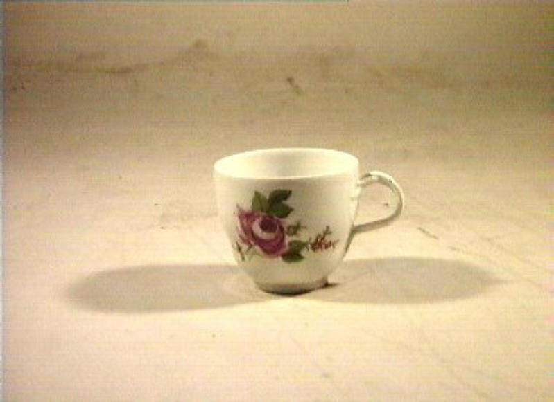 motivi decorativi floreali (tazzina) - manifattura di Meissen (sec. XVIII)