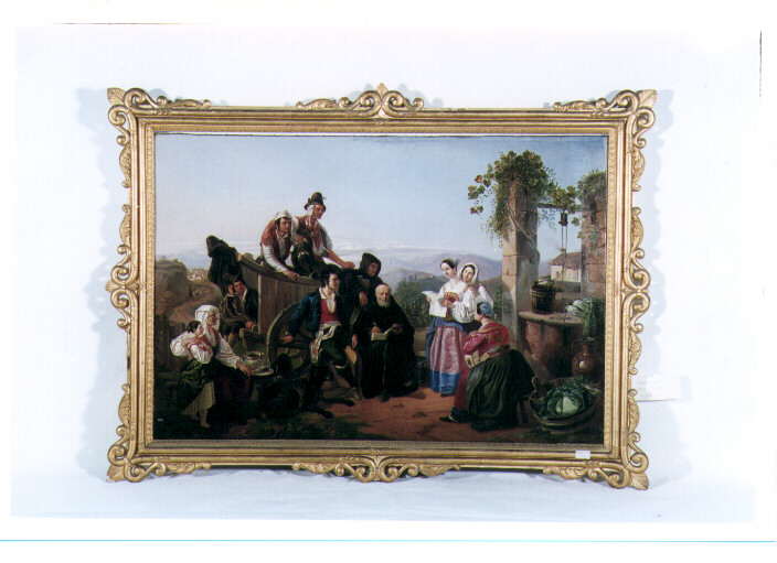 scena campestre (dipinto) di Palizzi Filippo (sec. XIX)