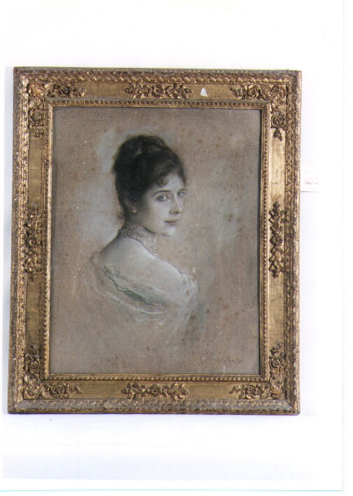 ritratto di donna (dipinto) di Von Lenbach Franz (sec. XIX)