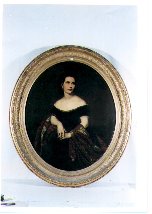 ritratto di donna (dipinto) di Schwartze Johan Georg (sec. XIX)