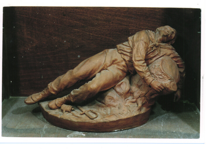 figura maschile (scultura) di D'Orsi Achille (sec. XIX)