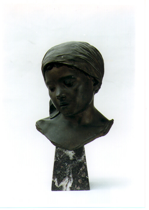 La Forosetta, testa di fanciulla (scultura) di Rossi Eduardo (ultimo quarto sec. XIX)
