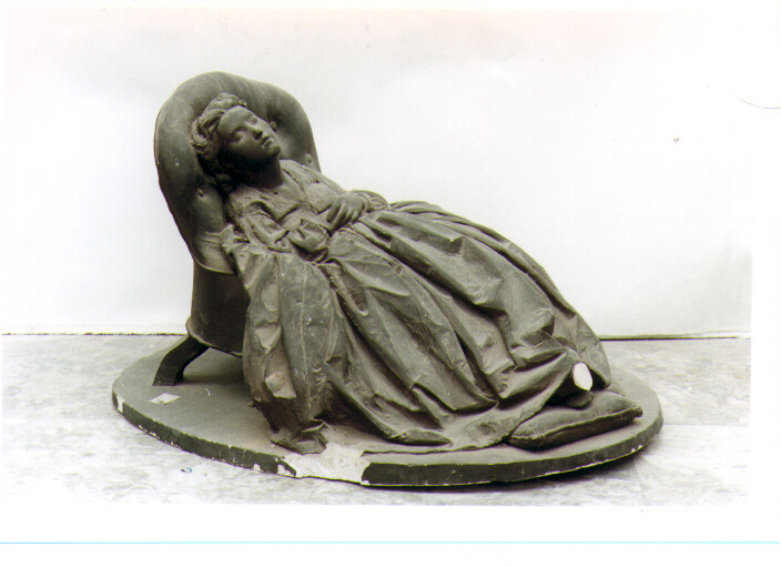 figura femminile (scultura) - ambito napoletano (seconda metà sec. XIX)