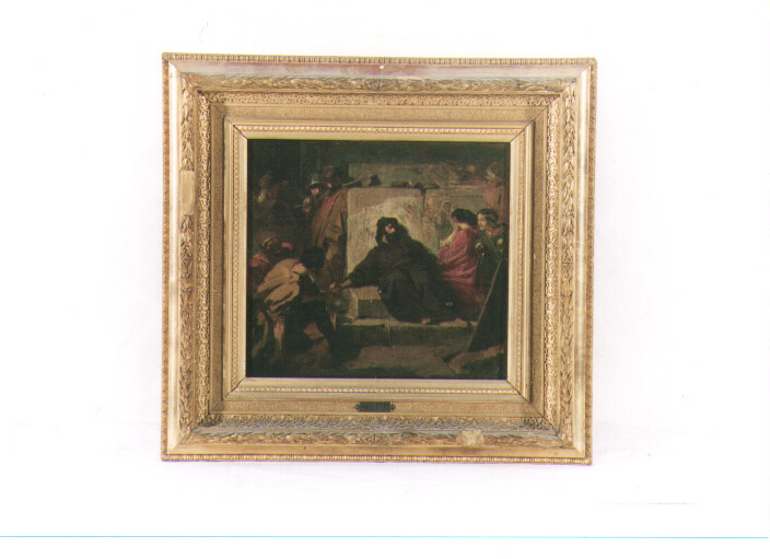 gli iconoclasti, ritratto d'uomo (dipinto) di Morelli Domenico (sec. XIX)