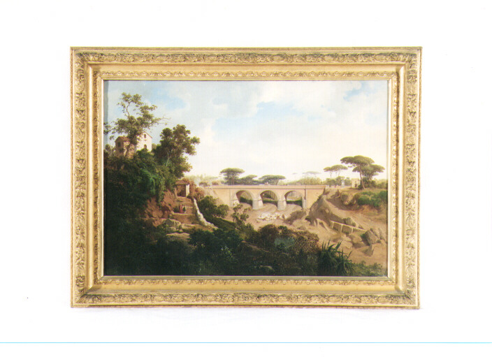 paesaggio rurale (dipinto) di Franceschini Vincenzo (sec. XIX)