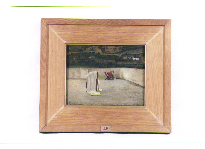 paesaggio (dipinto) di Morelli Domenico (sec. XIX)