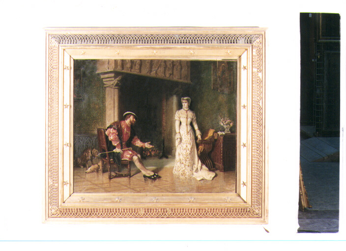 le roi s'amuse, ritratto d'uomo (dipinto) di Altamura Francesco Saverio Raffaele (sec. XIX)