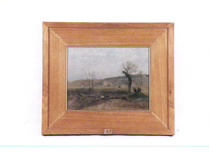 paesaggio rurale (dipinto) di Rossano Federico (sec. XIX)