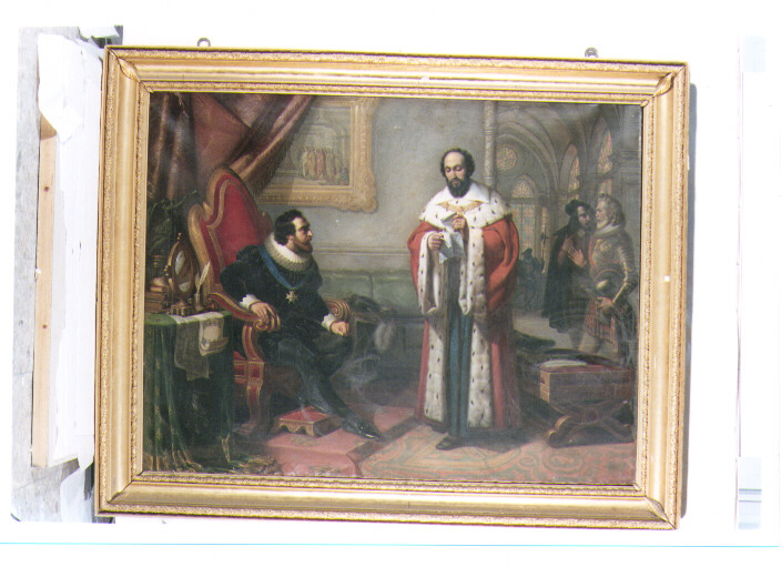 ritratto d'uomo (dipinto) di De Vivo Tommaso (sec. XIX)